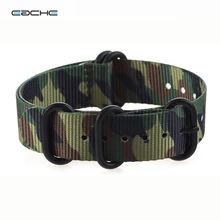 Камуфляжный нейлоновый ремешок для часов ZULU 18 мм 20 мм 22 мм 24 мм нейлоновый ремешок для часов Nato высокое качество больше цветов