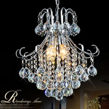 

Modern Iron crystal Chandeliers E14 LED 220V Luxury Lustre Chandelier Lighting for living room kitchen restaurant study cafe bar