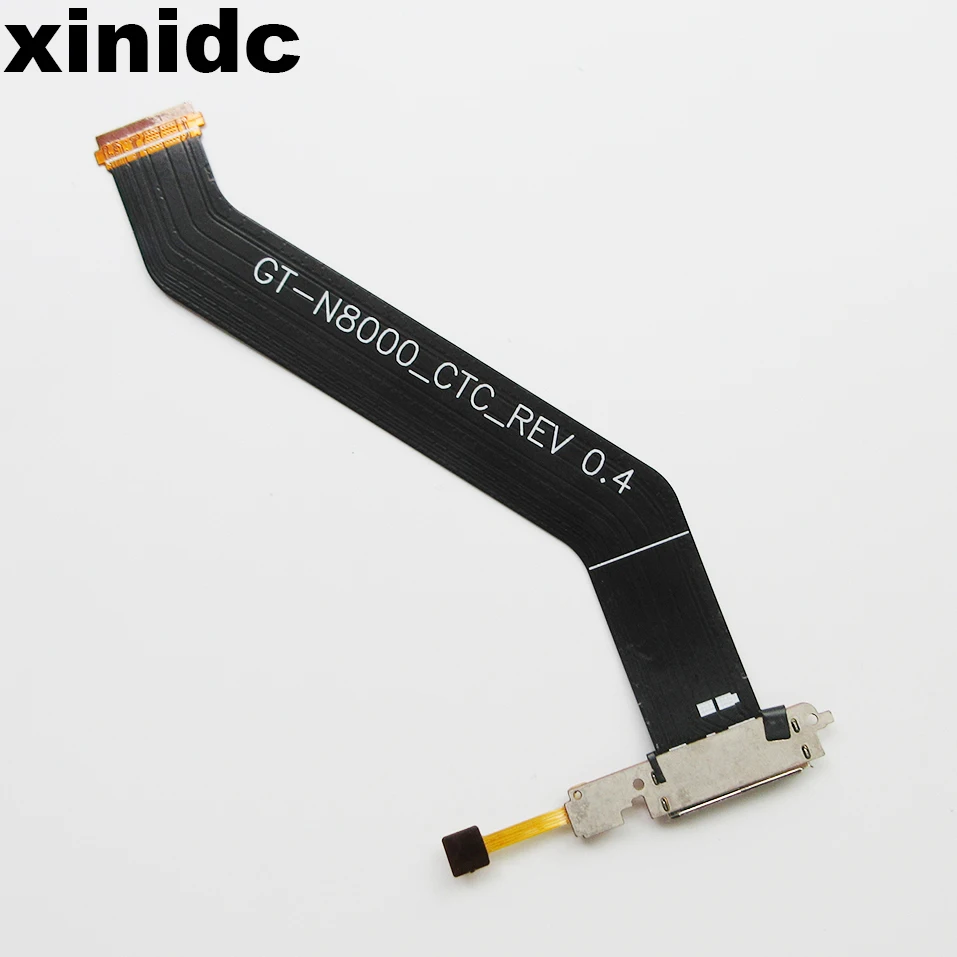 

Xinidc Charger Port USB Charging Dock Connector Flex Cable For Samsung Note 10.1 GT-N8000 N8000 N8010 Free Shipping