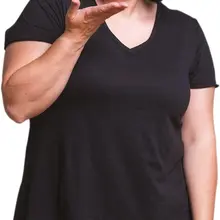 Футболка женская черная размера плюс