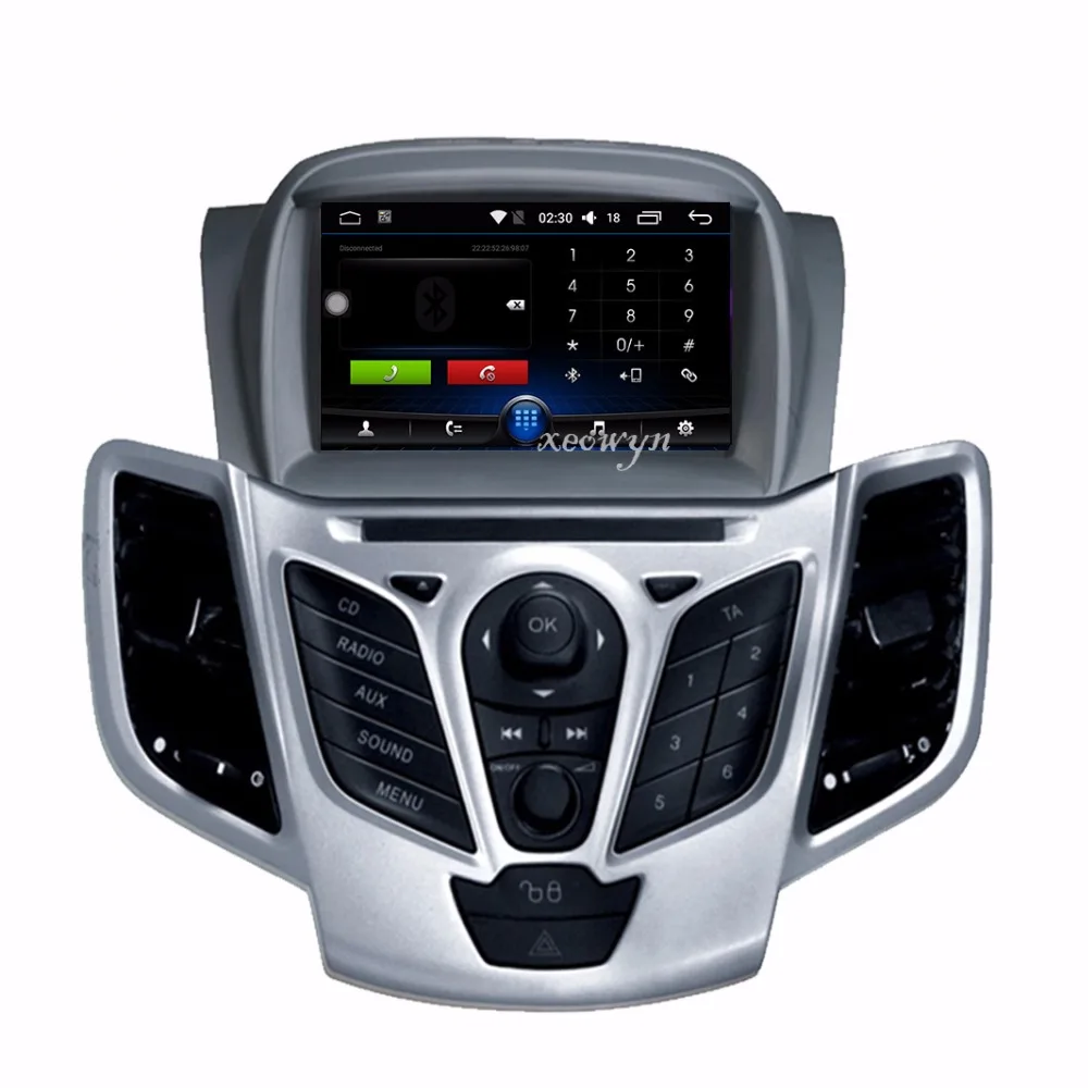 Четырехъядерный Android 9,0 dvd-плеер для автомобиля gps навигация в тире стерео радио для Ford Fiesta 2008 2009 2010 2012 2013