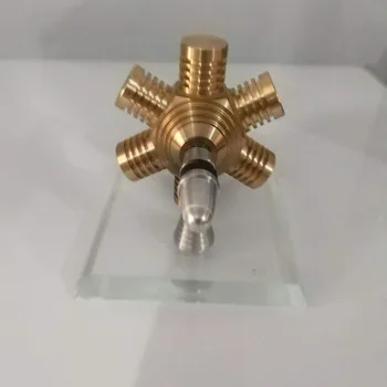 

Stirling engine, external combustion engine micro-generator, birthday gift six-cylinder aircraft engine model