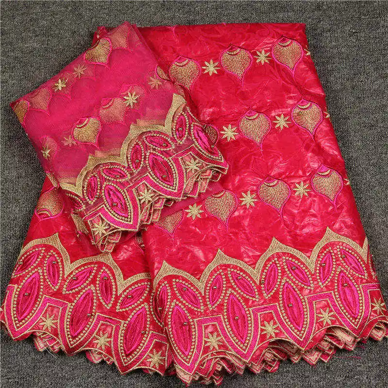 

NEW Two-piece suit new guinea brocade soft bazin damask brocade rich fabric women dress nigerian style 30