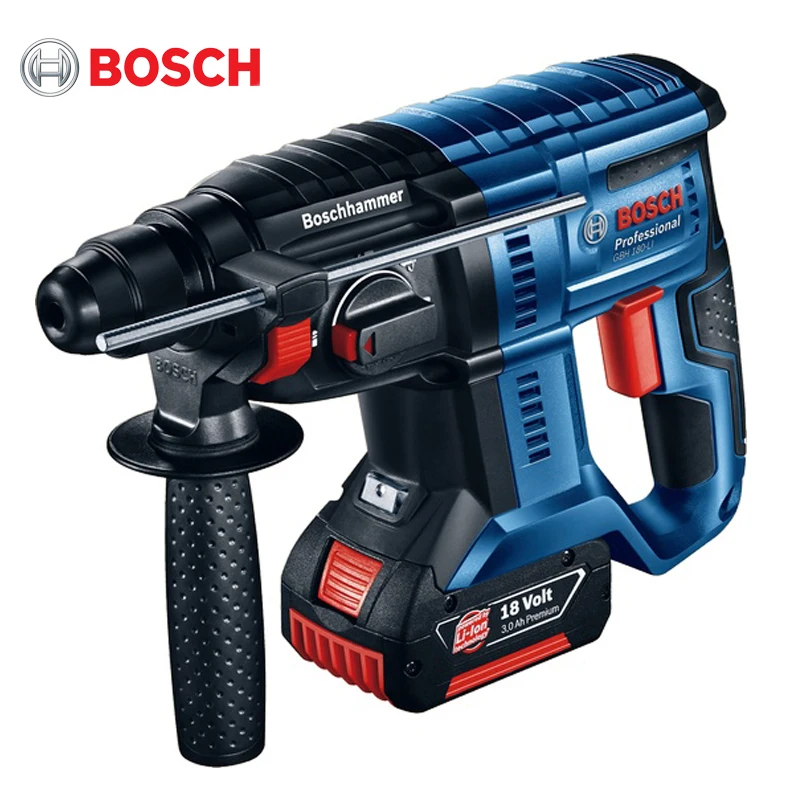 Перфоратор аккумуляторный Bosch GBH 180 LI без ак и ЗУ (18 В Li Ion аккумулятор максимальный
