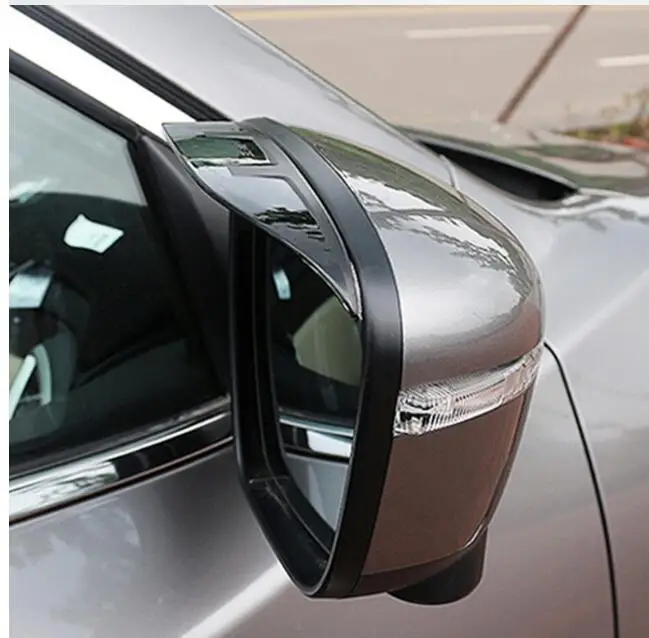 

Door Side Wing Mirror Cover Rear View Rain Snow Guard Visor Shade Shield For Nissan Rogue Sport Qashqai j11 2014 2015 2016 2017