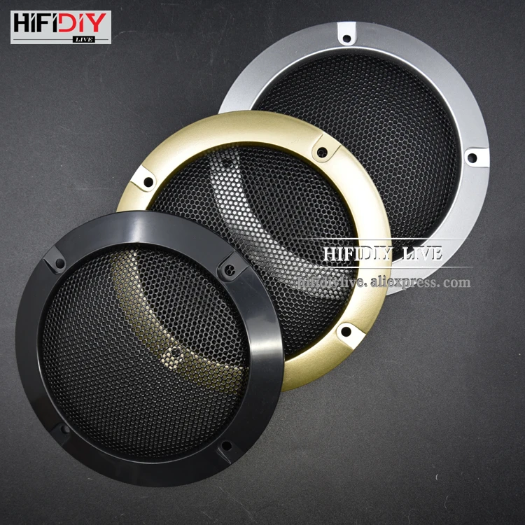 HIFIDIY LIVE 4,5 ''4 дюйма, сетчатая Крышка для динамика, Высококачественная Автомобильная домашняя сетка, корпус динамика с пластиковой рамкой, металлические железные проволочные решетки