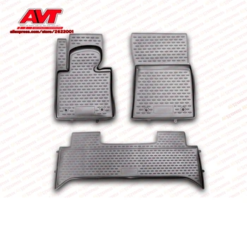 

Floor mats case for Land Rover Range Rover III 2001-2012 4 pcs rubber rugs non slip rubber interior car styling accessories