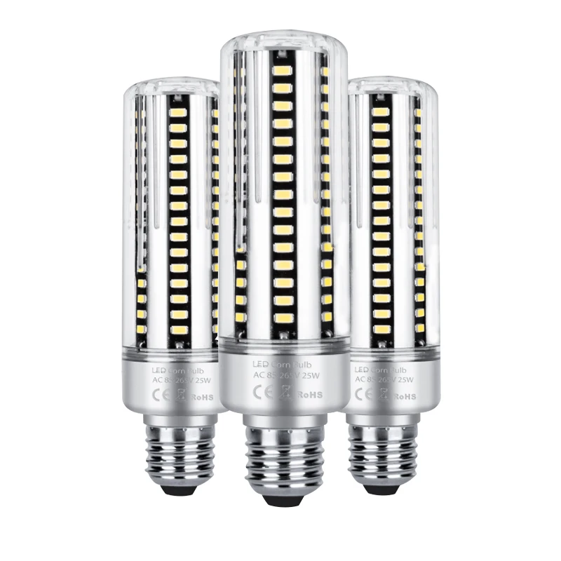 

3PCS Super Bright Corn LED Light Bulb E26E27 Warm White for Large Area Commercial Ceiling Lighting - Garage Warehouse Workshop
