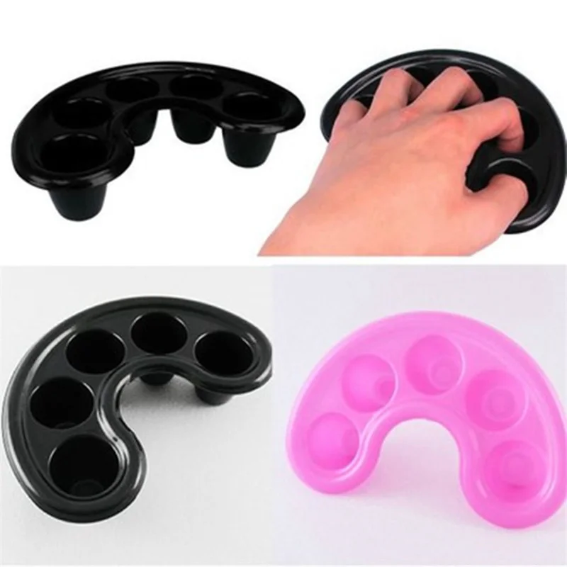 

KESMALL 5pcs Professional Nail Art Hand Wash Remover Soak Bowl DIY Nails Spa Bath Treatment Manicure Tool Cleaning Tools XN536M
