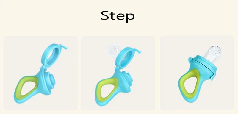 Baby Fruits And Vegetables Teether Infant Bite Bags Pacifier Reassure Chlidren Silicone Buckle Drinkers  (26)