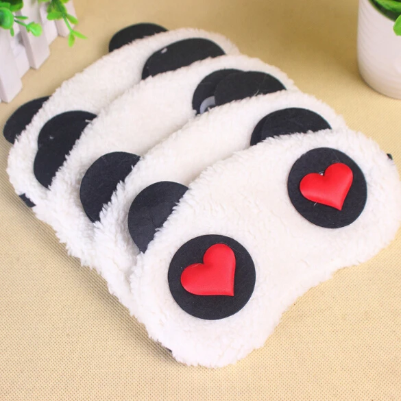 

Eye Cover Care New Cute Face White Panda Eye mask Eyeshade Shading Sleep Cotton Goggles Eye Mask Sleep Mask Eye Cover Care