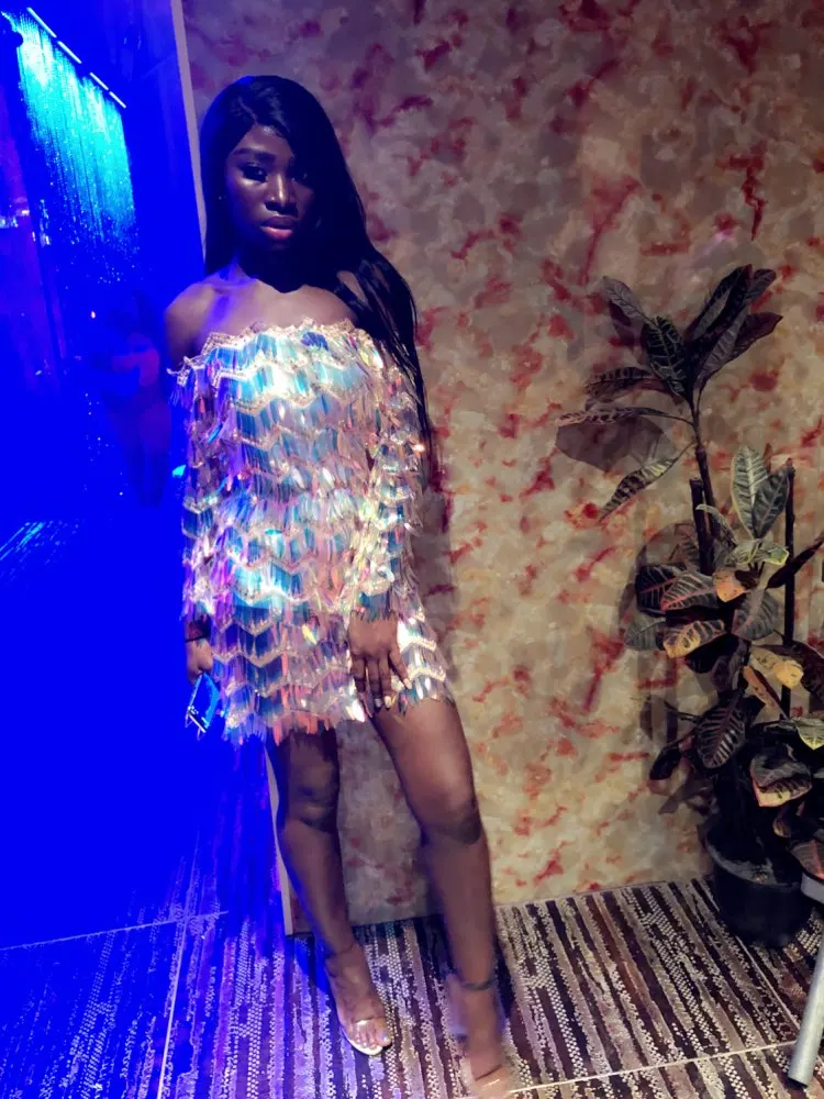 'Start The Show' Festival Sequin Dress photo review