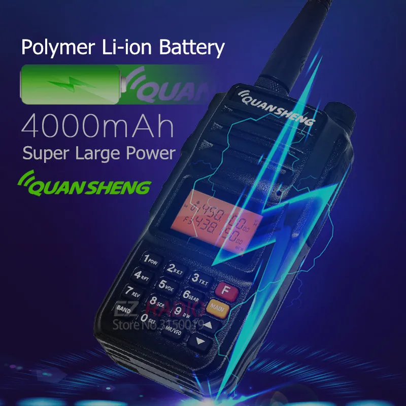 Talkie Walkie 10 km Ham Radio Quansheng Upgrade TG