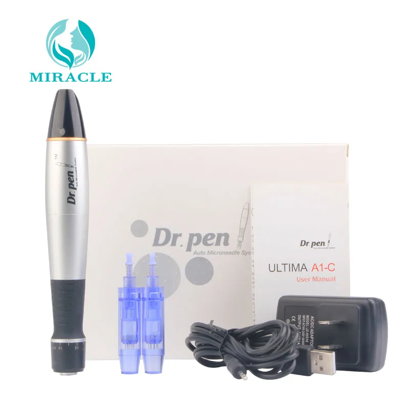A1-C EU/US Dr. Pen nano microneedle электрическая Ручка С одноразовым игольчатым картриджем