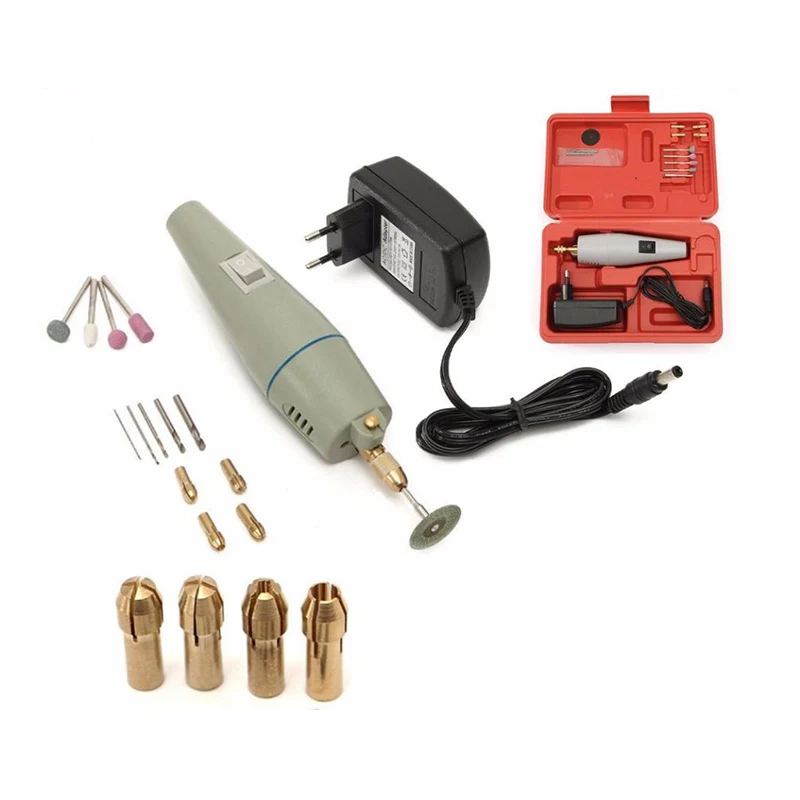 

15pcs Mini Electric Drill Grinding Accessories Adapter Multifunction Engraving Machine Electric Tool Set Kit For Household Wood
