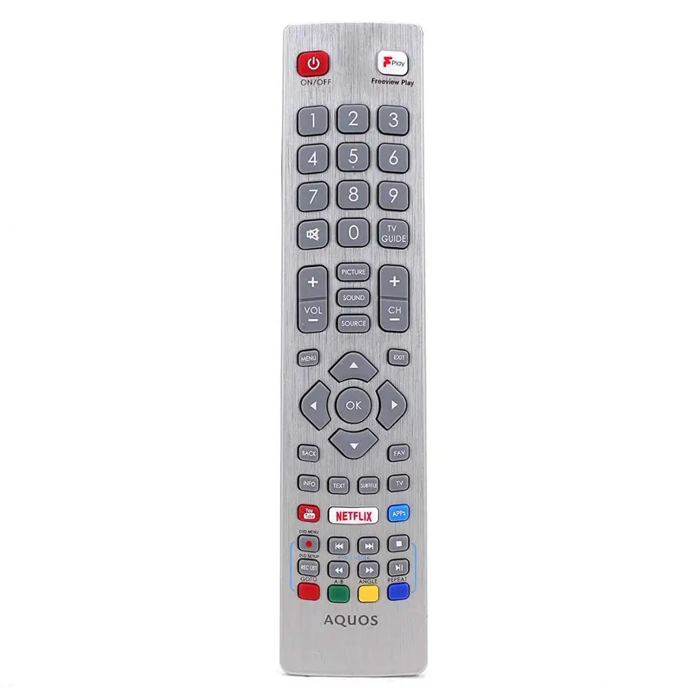 

Original IR Remote Control For Sharp Aquos 3D Smart TV Freeview Play / Youtube / Netflix / APPs