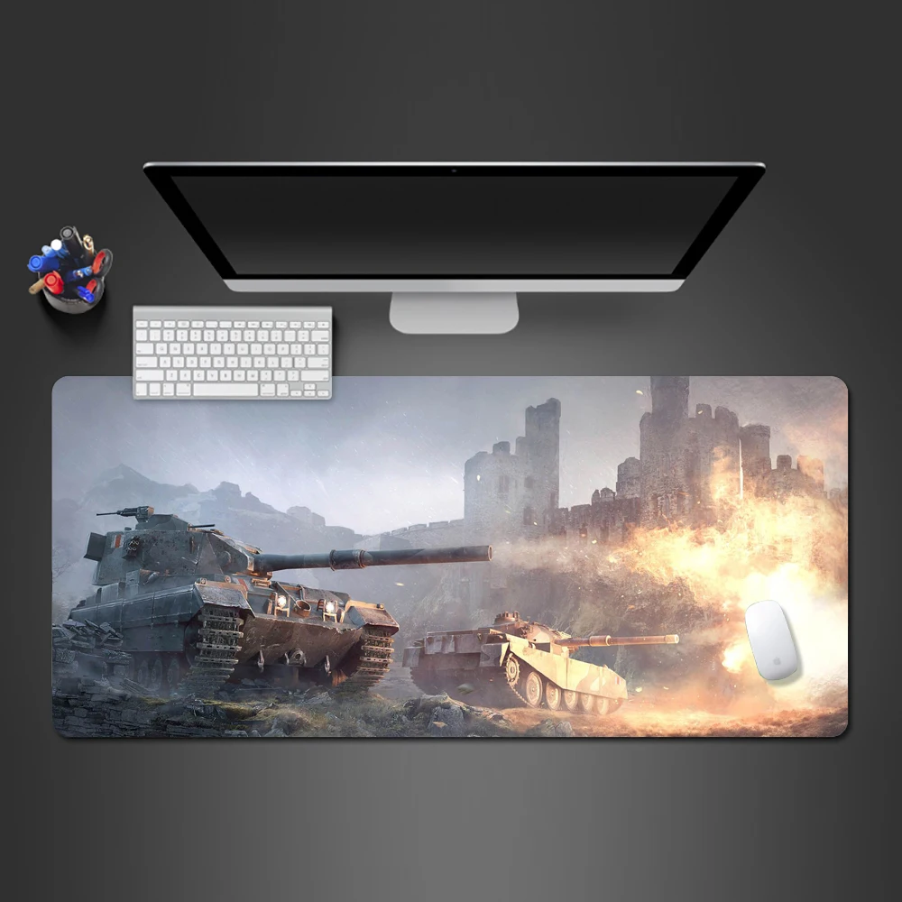 

World Of Tanks Mousepad Super Cool Gamer Mouse Pad Best Player High Quality Large Personalized Mousepad Keyboard Pad Best Gifts