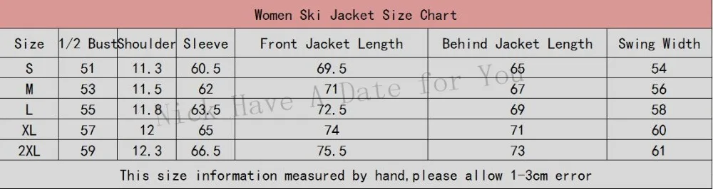 women size