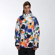 GSOU Снежный бренд Мужская лыжная куртка лыжный сноуборд куртка ветроустойчивый Влагоустойчивый термический супер теплая одежда мужское дышащее пальто Новинка