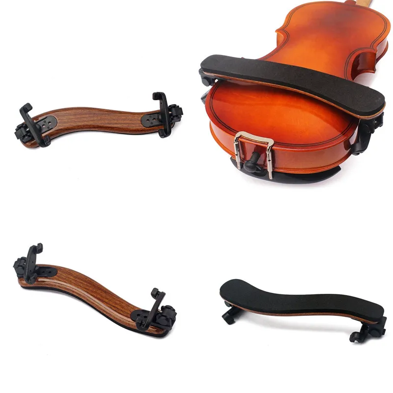 

1Pc Violin Shoulder Rest Adjustable Rubber Pad for 3/4 4/4 Size Violins Instrument Accessories
