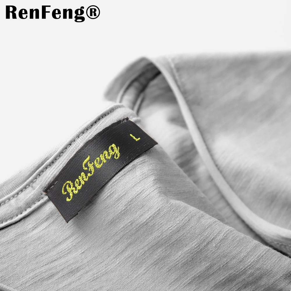 Bamboo cotton short-sleeved Cool t-shirt men's solid color trend Slim Blank white bottoming shirt curling V-neck shirt men (8)