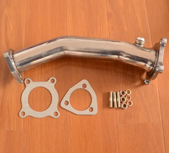 

STAINLESS DOWNPIPE TESTPIPE CAT DELETE 06+ FOR AUDI VW A4 B7 FSI 2.0T