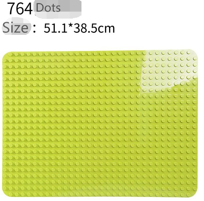 

764Dots Baseplate Set Brick Big Particle Building Blocks 572Dots Big Baseplate Compatible with Big Brand Kids DIY Toy Gift