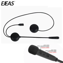 EJEAS E200 300m Bluetooth Motorcycle Helmet Wireless Headset Radio Communication Moto for 2 Riders Interphone Headset