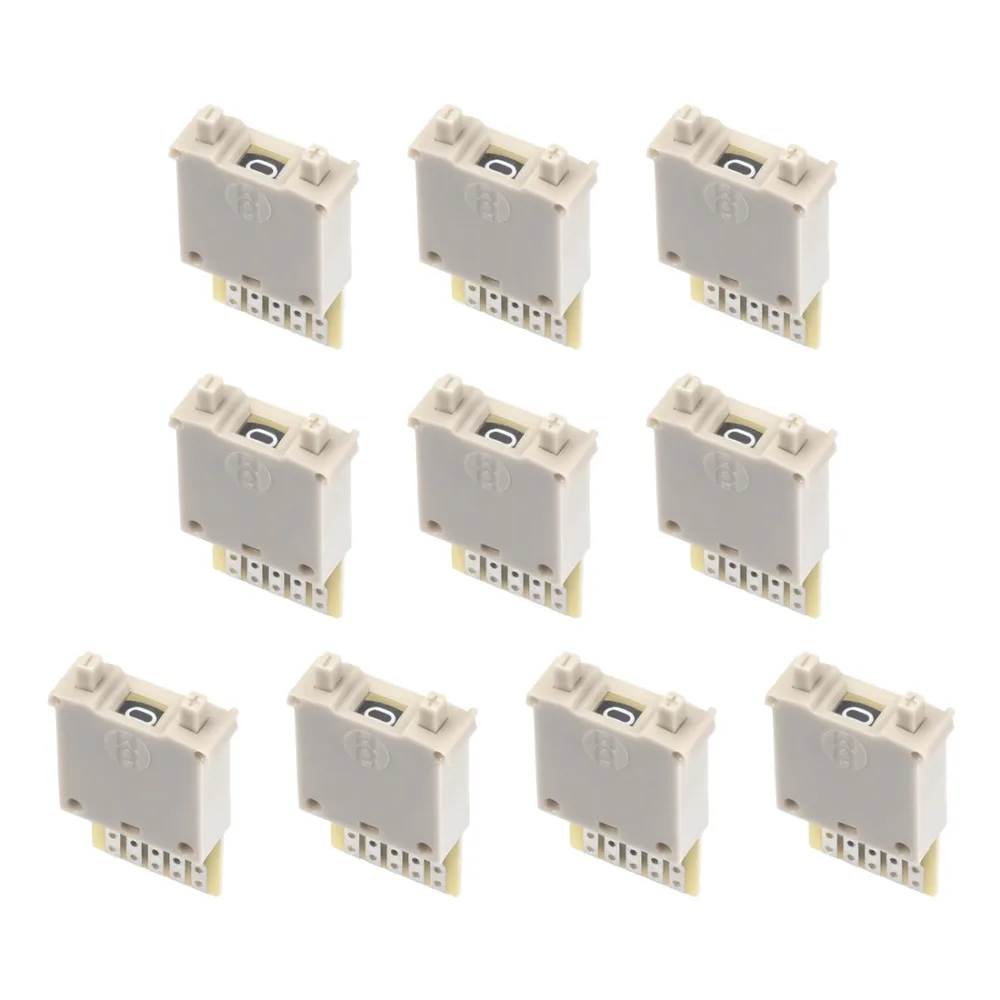 UXCELL 10 шт. DIP переключатели BCD код переключатель для большого пальца KM2 0 9 цифровой