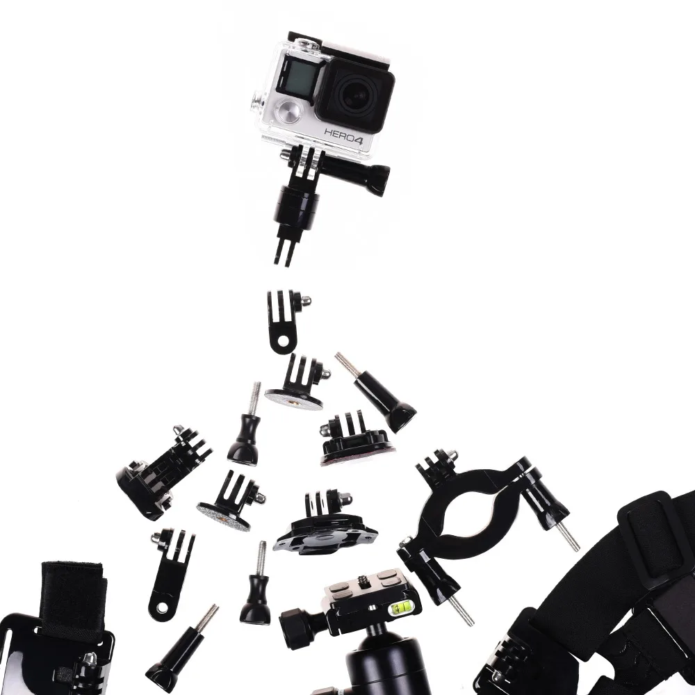  2 pcs 360 Degree camera accessories Swivel Mount Rotating Adapter Mount for All Gopro Hero Gopro Session Gopro Fusion 