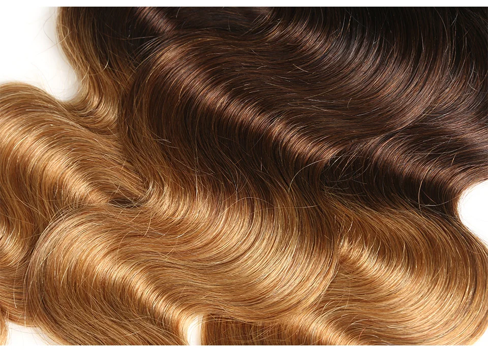 Бразильские человека пучки волос с закрытием платиновый блондин переплетения волос на теле волна Ombre добавить волосы Реми шелковистые