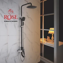 ROSE Душевая система душевой набор латунный кран в ванну с лейкой и