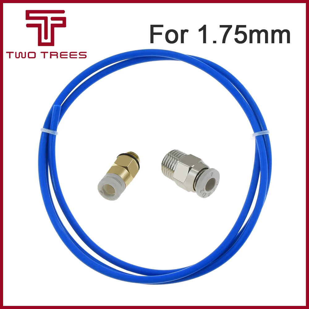 Боуден PTFE трубки серии XS 1 м 1 шт. Быстрый фитинг прямой Пневматический фитинг Нажмите для подключения для 3d принтера трубки 1,75 мм