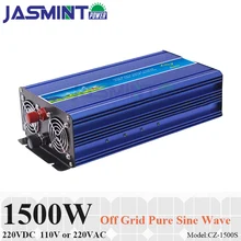 1500W 220VDC Off Grid Solar or Wind Inverter Surge Power 3000W Pure Sine Wave Inverter