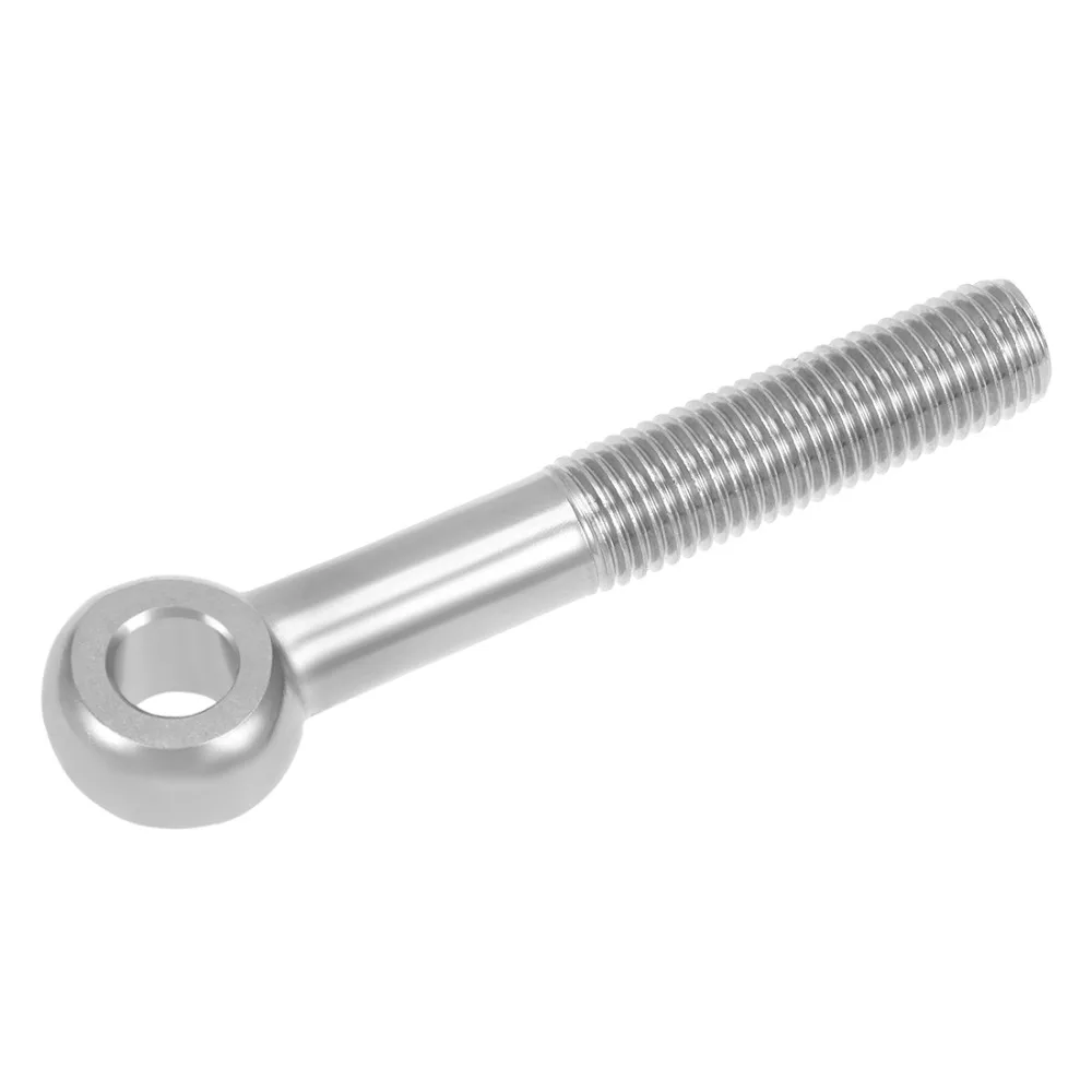 

UXCELL Bolts M20x130mm 304 Stainless Steel Machinery Shoulder Lifting Eye Bolt Metric Thread Used To Attach Cables To Objects