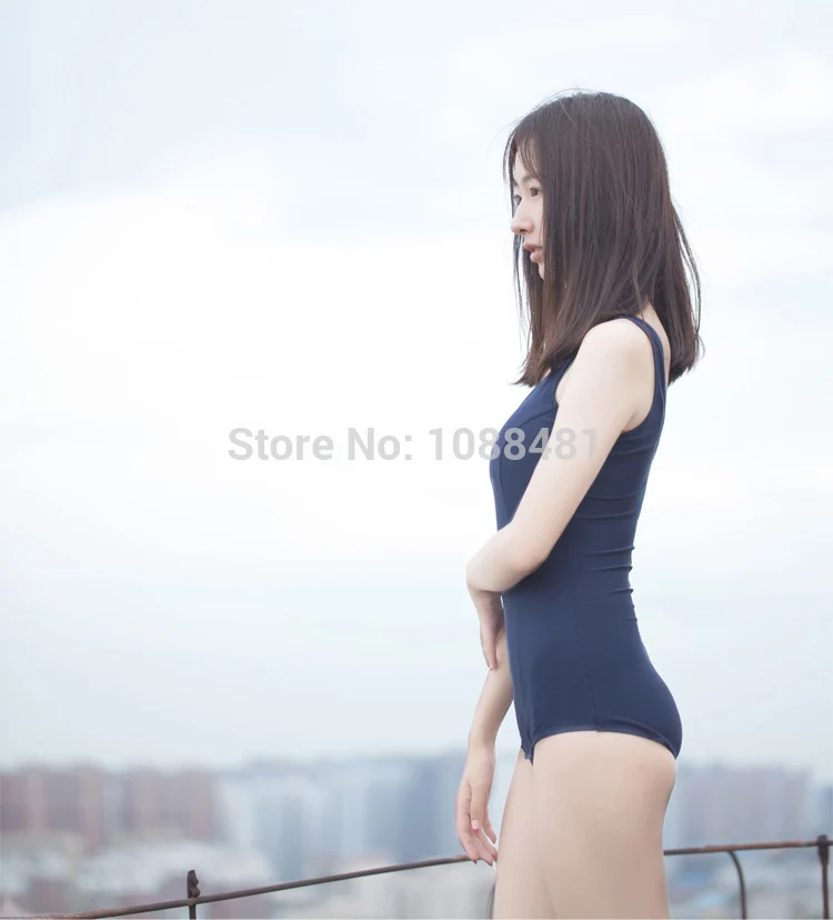 Женский слитный купальник Su ku голубая юбка в японском стиле|costume cosplay|japanese schoolcosplay