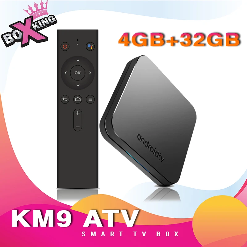 

KM9 Smart TV Box 4GB RAM 32GB ROM Android 8.1 S905X2 4K 2.4G / 5G WiFi Bluetooth 4.1 pk xiaomi tv mi box (p20)