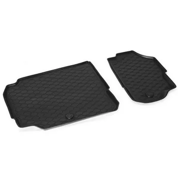 

3-row of seats floor mat for Skoda Kodiaq 2017-2020 2 pcs/set [Rival 15105004]