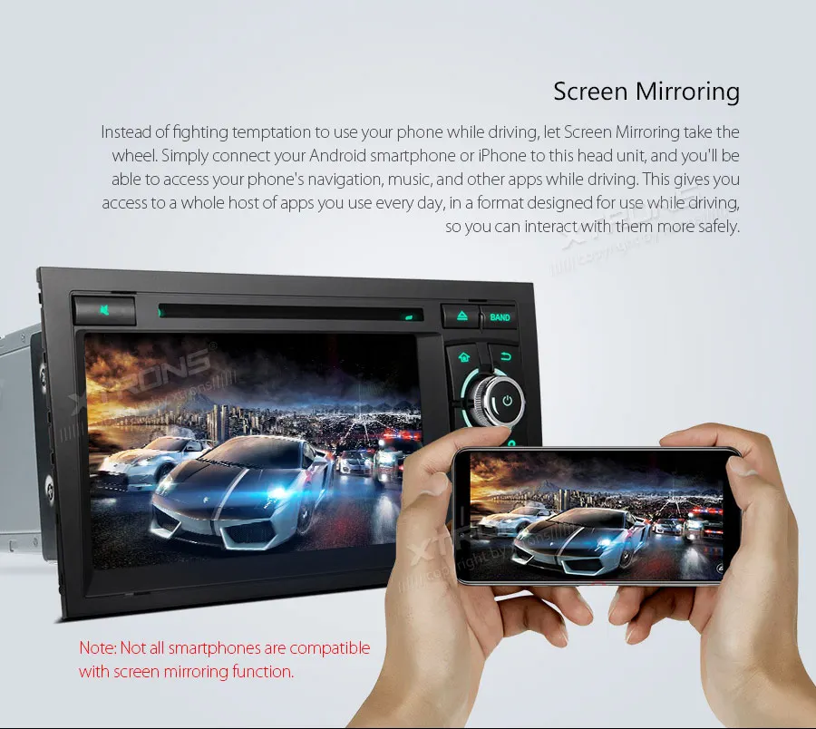 Cheap XTRONS Android 9.0 Car Stereo DVD Multimedia Player for Audi A4 S4 RS4 2002-2007 2008 SEAT Exeo GPS Navigation Plug Play Design 12