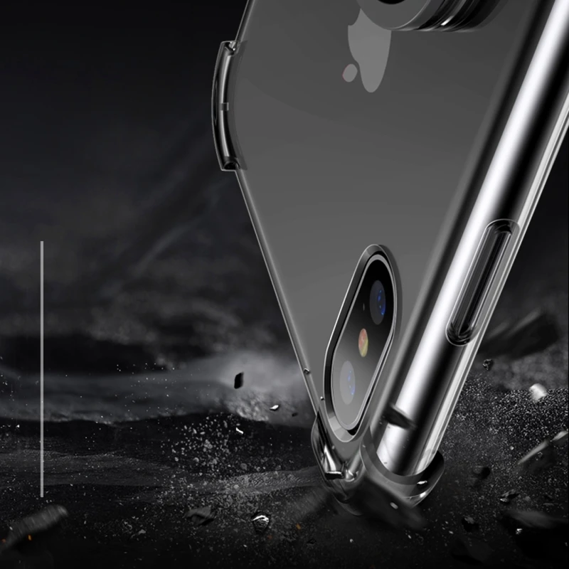 Чехол TOTUDESIGN из ТПУ для iPhone X XS Max XR с магнитным держателем|Чехлы-накладки| |
