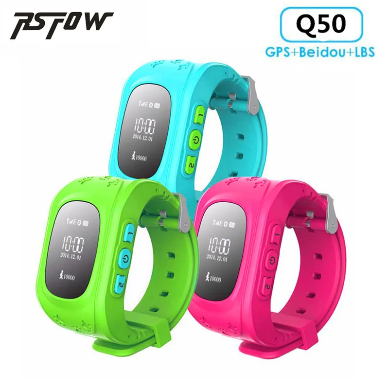 RsFow Q50 GPS Kids Watches Baby Smart Watch for Children SOS Call Location Finder Locator Tracker Anti Lost Monitor Smartwatch
