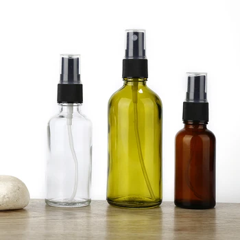 

Aihogard 100/50/30ML Refillable Portable Essential Oil Liquid Sprayer Empty Atomizer Makeup Spray Bottle Perfume Glass Atomizer