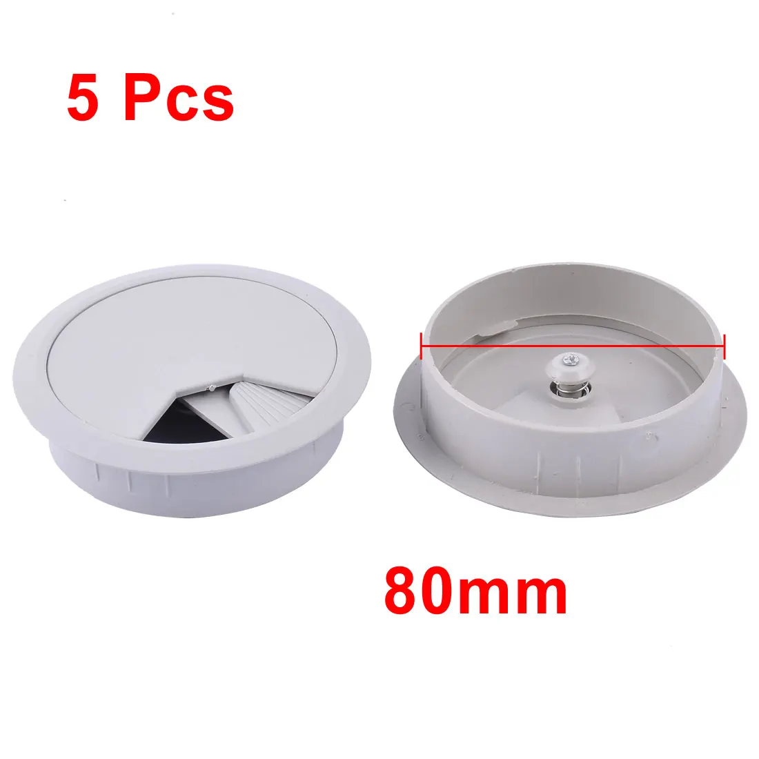 UXCELL Color 80Mm Dia Computer Desk Grommet Table Cable Wire Outlet