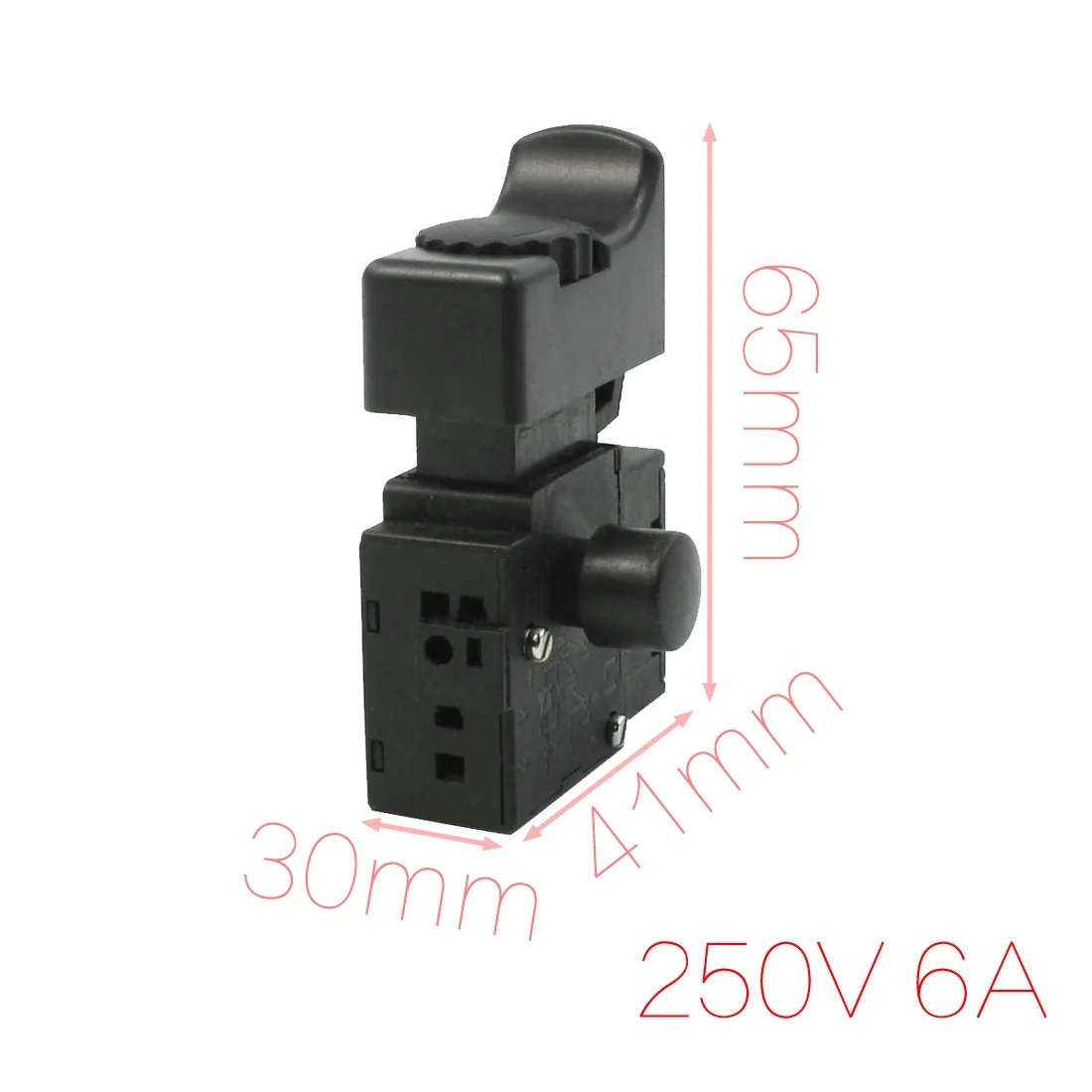 

UXCELL Electric Drill Speed Control Trigger Switch 250Vac 6A For 350 Switch Trigger Features Direction Change Lever Non-OEM
