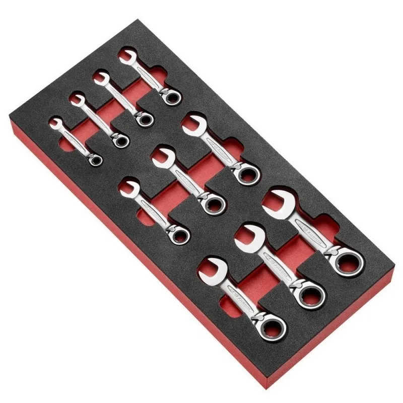 FACOM MODM.467SJU10 Modulo 10 короткие Комбинированные Гаечные ключи с храповым
