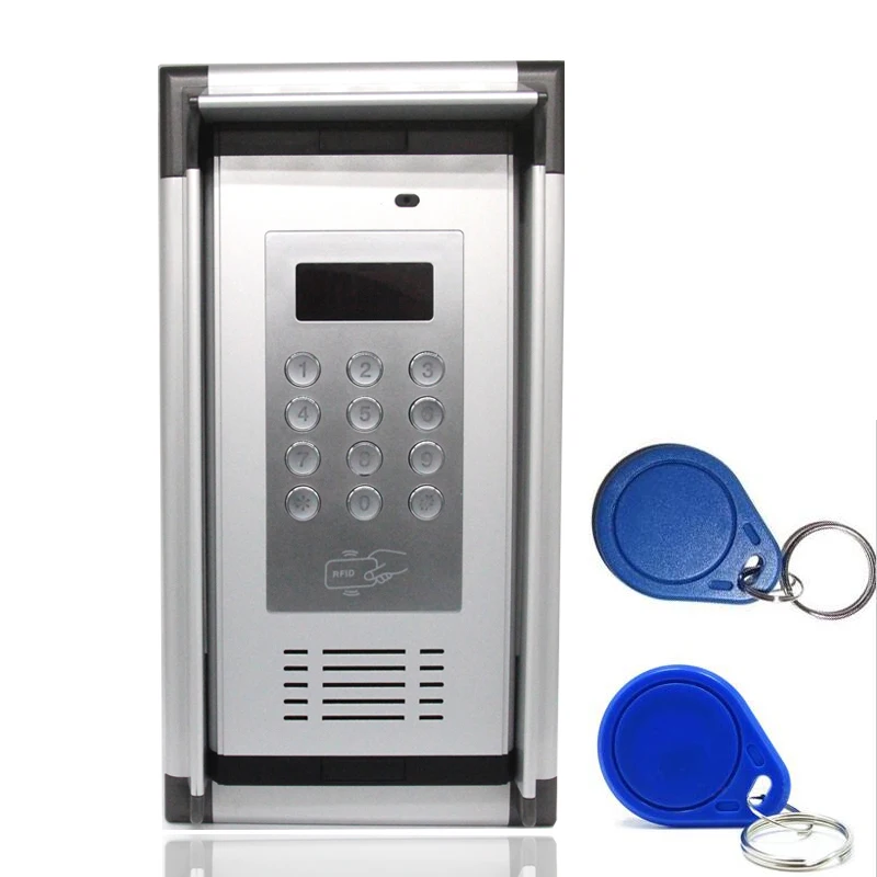 

Access Control System GSM 3G Apartment Intercom Gate Opener with Waterproof Cover RFID Cards Supports Dial/RFID to Control
