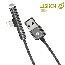 WSKEN M1 Pro USB кабель для iPhone зарядное устройство 2,4 A провод для быстрого заряда для iPhone кабель XS Max X XR 7 8 Plus 6 5 SE для iPad Mini