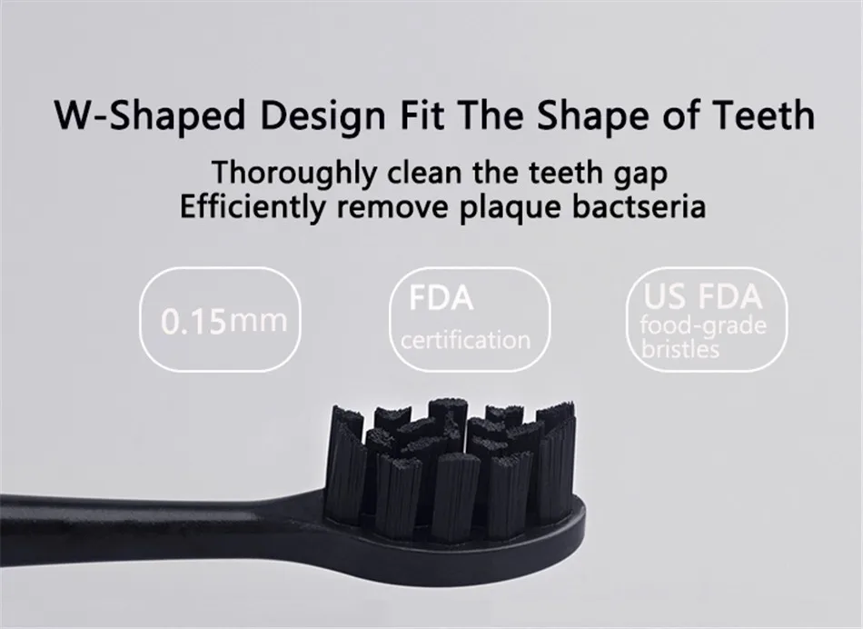 Звуковая электрическая зубная щетка перезаряжаемая чистка зубов для взрослых ультра-звуковая зубная щетка чехол с USB зарядным устройством Dupont насадки зубных щеток
