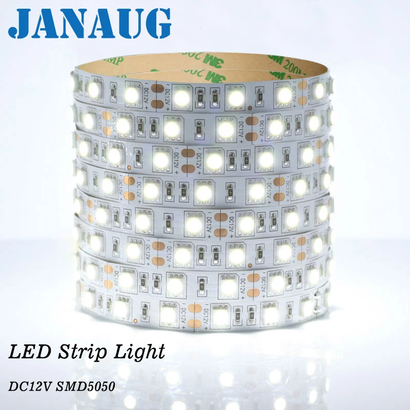 Гибкая светодиодная полоса 5 м/16.4ft 5050 SMD 300 светодиодный s водопроницаемая IP20 Bande со