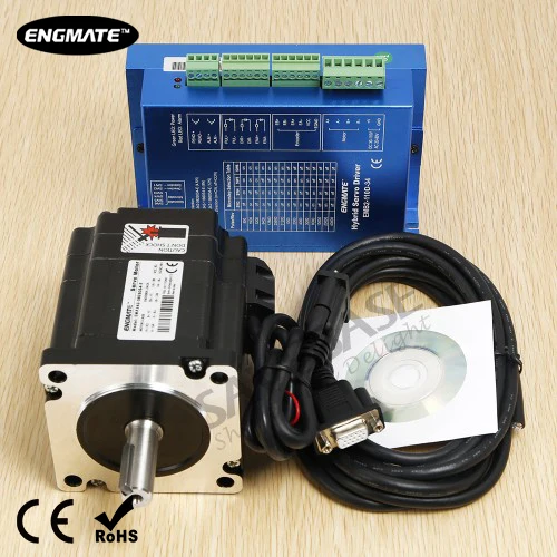 

ENGMATE CNC Nema 34 Easy Servo System Closed Loop Series 4.5N.m Servo Motor